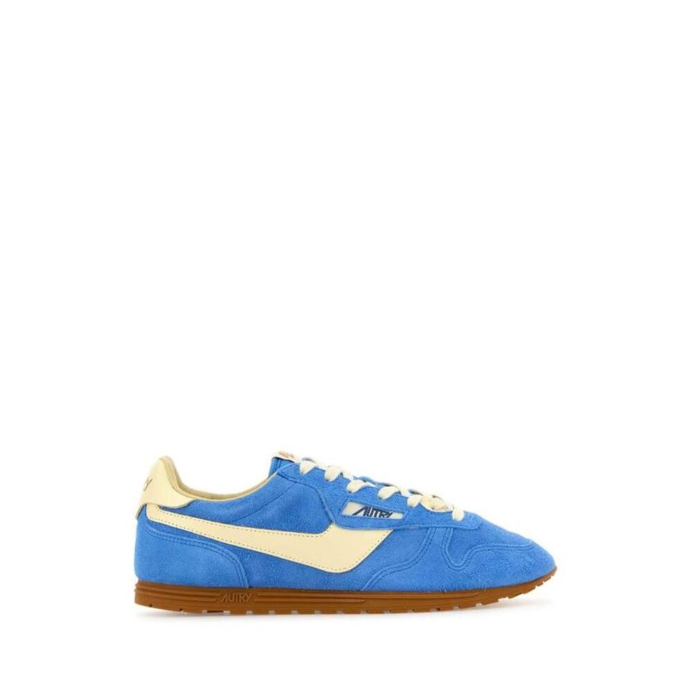 AUTRY Medalist Suede Low-Top Sneakers Men LIGHT BLUE